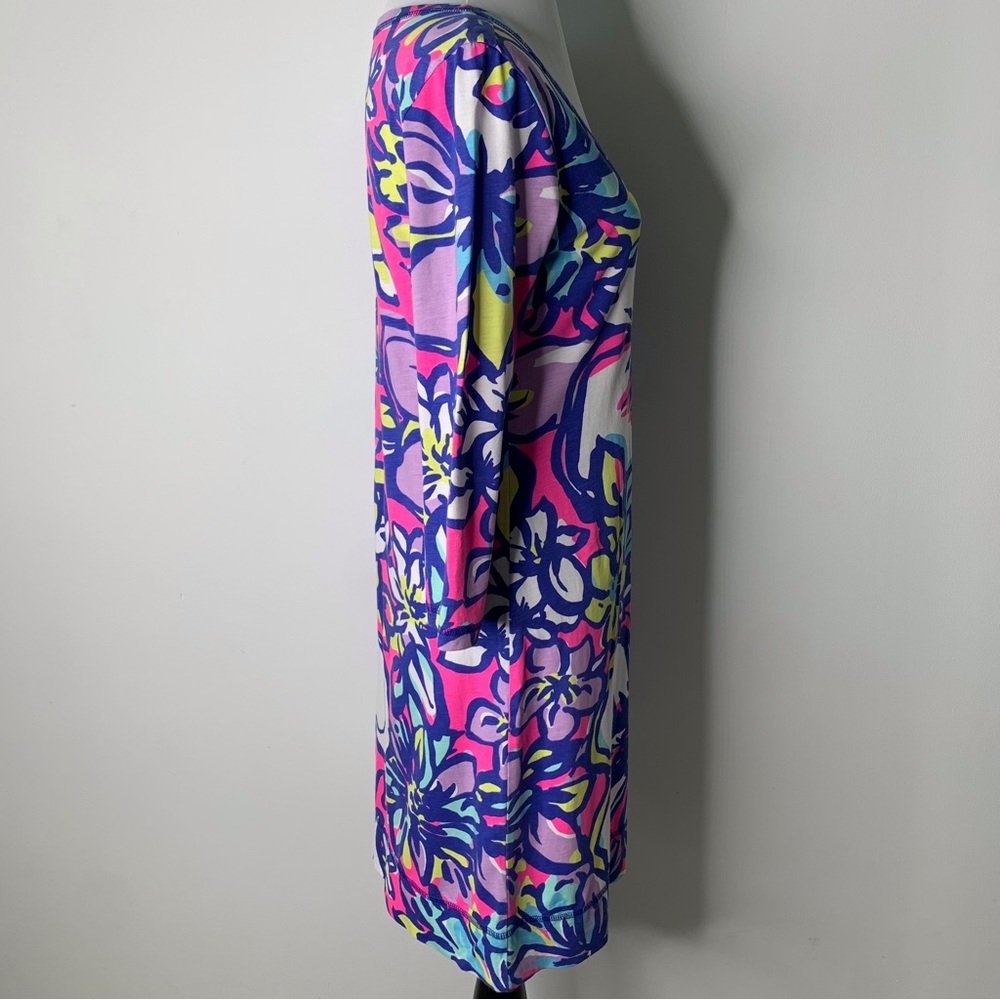 Lilly Pulitzer #81319 Women's Tropical Pink Catwalkin Palmetto Dress Size Small - Picture 6 of 15